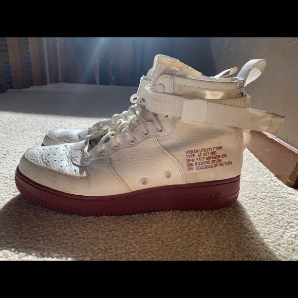 Nike SF Air Force 1 Mid - Ivory Mars Stone - Picture 9 of 9